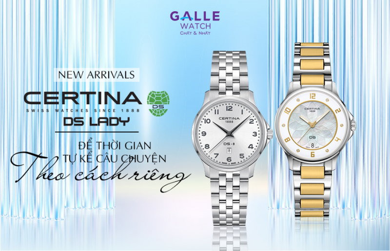 [New Arrivals] Certina DS Lady – Để thời gian tự kể câu chuyện theo cách riêng