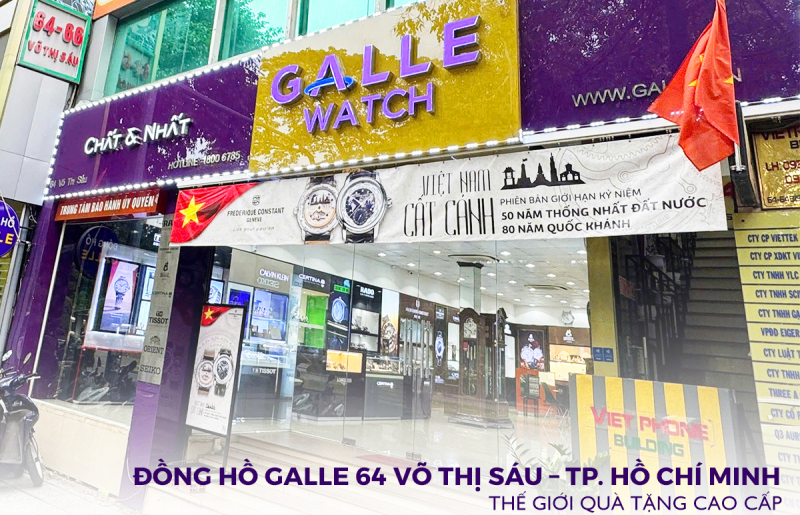 Đồng hồ Galle 64 Võ Thị Sáu – TP. Hồ Chí Minh: Thế giới quà tặng cao cấp