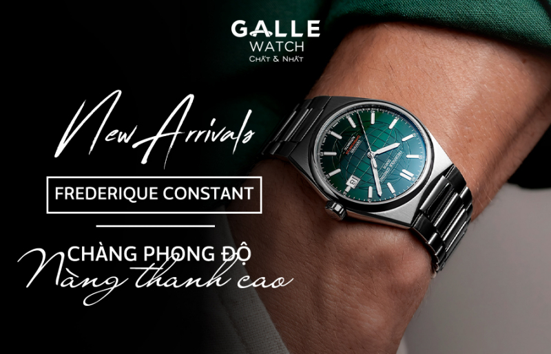 [New Arrivals] Frederique Constant khí chất vượt trội – Chàng phong độ, Nàng thanh cao
