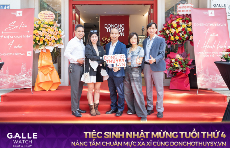 Tiệc sinh nhật mừng tuổi thứ 4: Nâng tầm chuẩn mực xa xỉ cùng DONGHOTHUYSY.VN