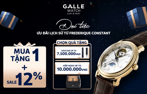 Đại tiệc ưu đãi lịch sử từ Frederique Constant