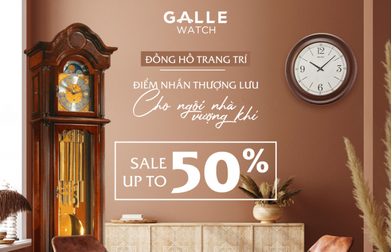 Đồng hồ trang trí – Điểm nhấn thượng lưu cho ngôi nhà vượng khí