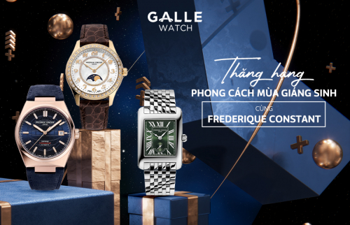 Thăng hạng phong cách mùa giáng sinh cùng Frederique Constant