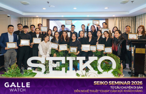 Seiko Seminar 2026: Từ câu chuyện di sản đến nghệ thuật "chạm" cảm xúc khách hàng