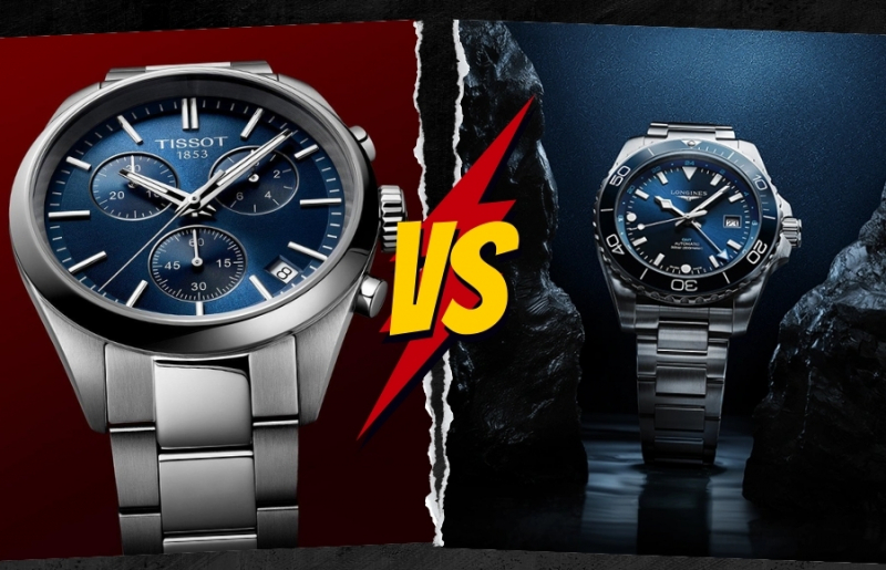 Tissot và Longines – hai phong cách, hai đẳng cấp, một câu hỏi khiến người yêu đồng hồ phải đắn đo.