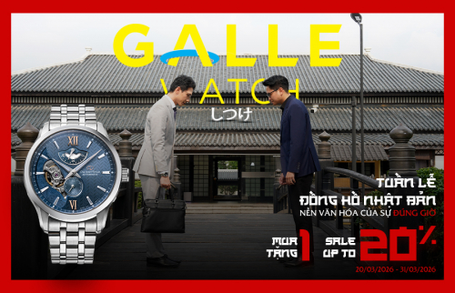 Ưu đãi tới 20%: Tuần lễ đồng hồ Nhật Bản – Nền văn hóa của sự đúng giờ