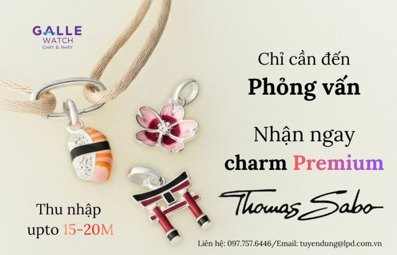 Chỉ cần phỏng vấn — nhận ngay Charm Premium từ Thomas Sabo