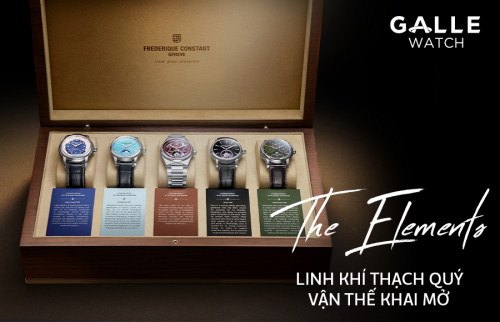Frederique Constant The Elements Collections: Siêu phẩm giới hạn từ đá quý thiên nhiên