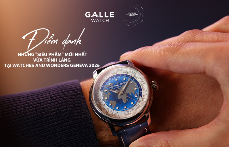 Diện mạo No-Date đầy lôi cuốn của Frederique Constant Worldtimer 2026