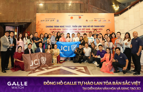Đồng hồ Galle tự hào lan tỏa bản sắc Việt tại diễn đàn Văn Hóa Và Sáng Tạo JCI
