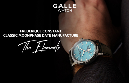 Frederique Constant Classic Moonphase Date Manufacture: Tuyệt tác thời gian từ đá Turquoise độc bản