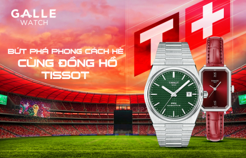 Bứt phá phong cách hè cùng đồng hồ Tissot