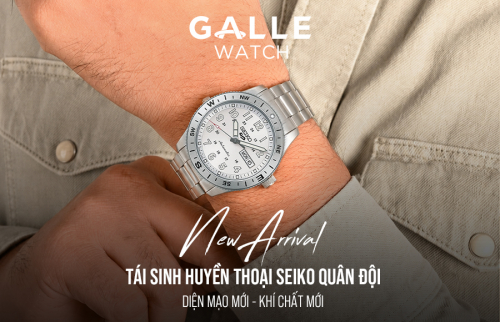[New Arrival] Tái sinh huyền thoại Seiko quân đội: Diện mạo mới, khí chất mới