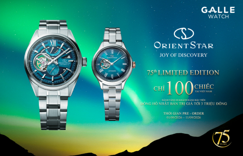 [Pre-order] Orient Star 75th Anniversary Limited Edition – Kiệt tác cực quang trên cổ tay