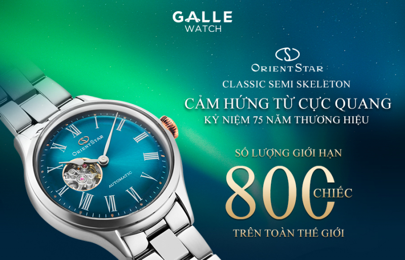 [Pre-Order] Orient Star Classic Semi Skeleton kỷ niệm 75 năm thương hiệu [Pre-Order] Orient Star "Joker" Aurora kỷ niệm 75 năm thương hiệu