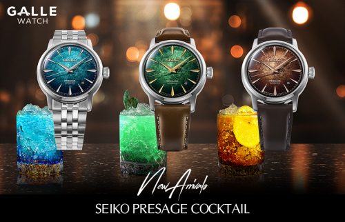 [New Arrivals] Đắm chìm trong sắc màu tinh thể cùng Seiko Presage Cocktail Time