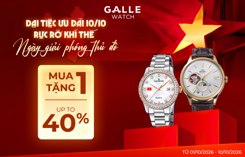 Đại tiệc ưu đãi 10/10 – Rực rỡ khí thế Ngày Giải phóng Thủ đô