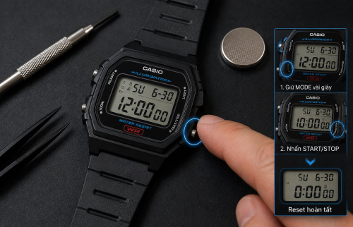 Thay pin đồng hồ Casio: Khi nào cần thay và cách thay pin đúng