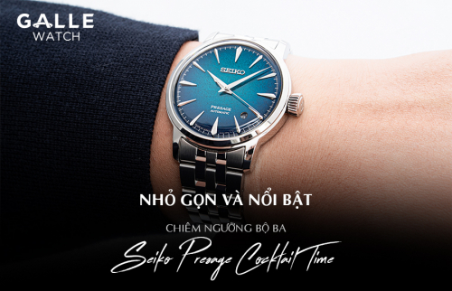 Nhỏ gọn và nổi bật: Chiêm ngưỡng bộ ba Seiko Presage Cocktail Time