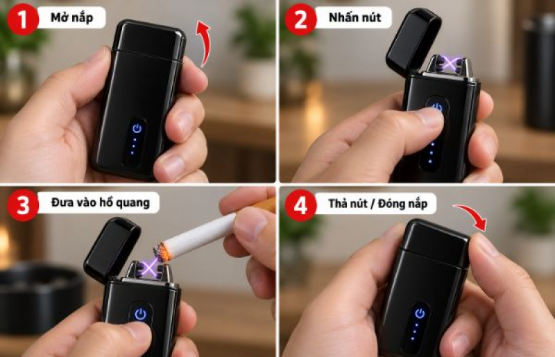 Hướng dẫn cách dùng các loại bật lửa an toàn cho người mới