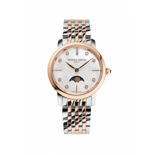 Đồng hồ Nữ Frederique Constant SLIMLINE LADIES MOONPHASE FC-206MPWD1S2B