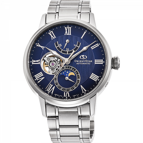 Đồng hồ Orient Star Classic Mechanical Moon Phase RE-AY0103L00B