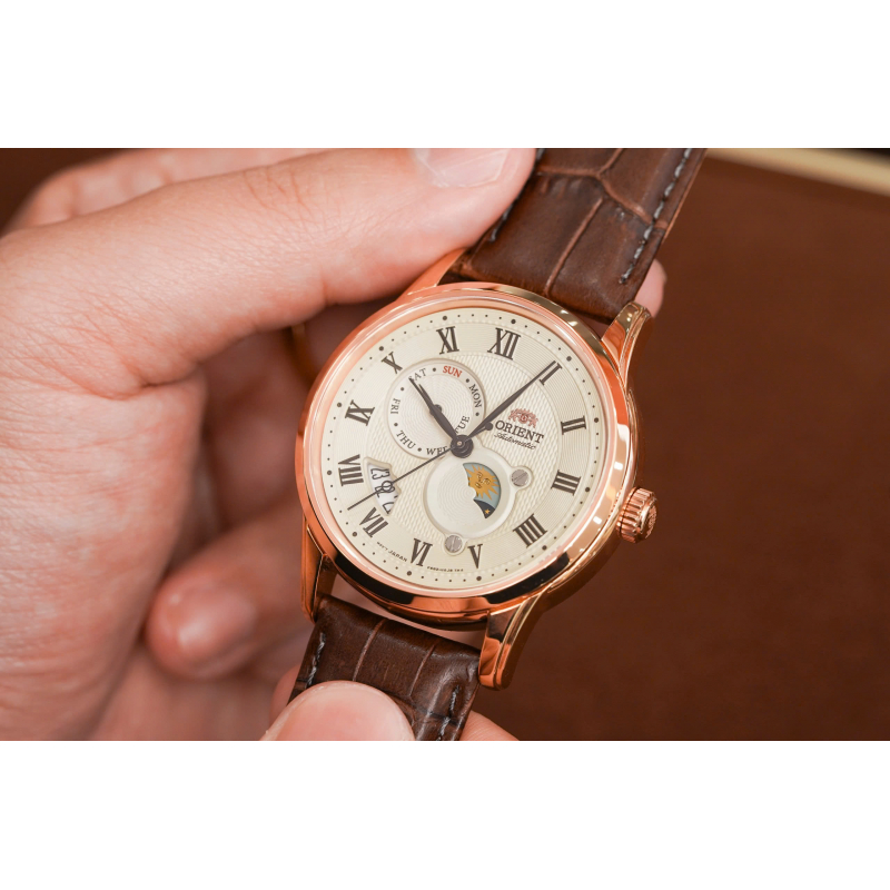 Đồng hồ Orient Mechanical Classic Sun & Moon RA-AK0007S10B