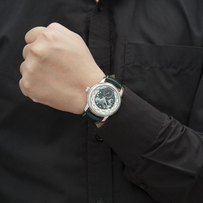 Đồng hồ Nam Frederique Constant  Manufacture Classic Worldtimer FC-718KWM4H6
