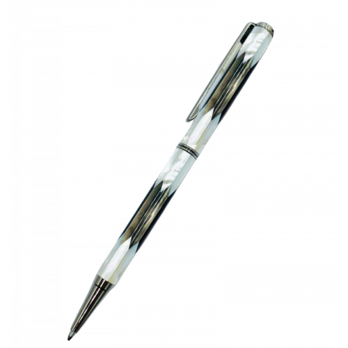 Bút bi BLUS Inspired -  Ngọc Trai Trắng Bắc Úc - Ngọc Trai Đen Tahiti - Mạ Chrome 001004003