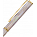 Bút bi BLUS - Inspired - Ngọc Trai Nâu Mississippi - Mạ Titanium Gold 001014002