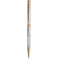 Bút bi BLUS - Inspired - Ngọc Trai Nâu Mississippi - Mạ Titanium Gold 001014002
