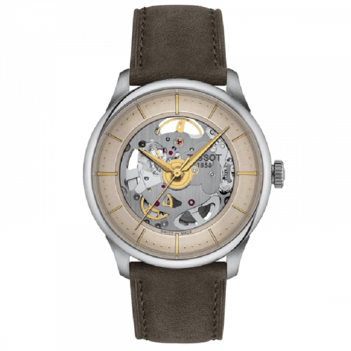 Đồng hồ TISSOT Nam Chemin des Tourelles Skeleton 39mm T139.836.16.261.00