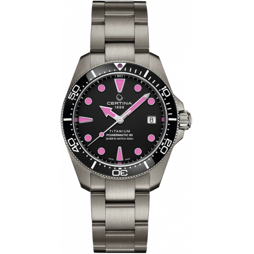 Đồng hồ CERTINA Unisex DS Action Diver 38 mm Titanium C048.807.44.051.01