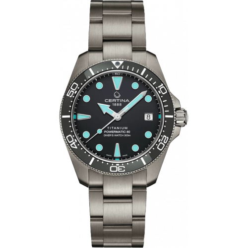 Đồng hồ CERTINA Unisex DS Action Diver 38 mm Titanium C048.807.44.081.00