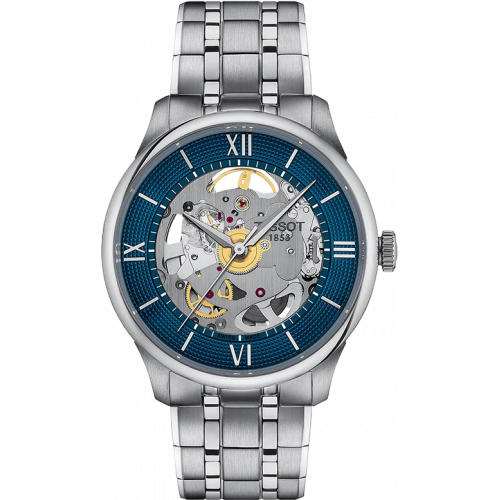 Đồng hồ TISSOT Nam Chemin des Tourelles Skeleton 39mm T139.836.11.048.00