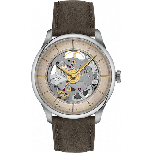 Đồng hồ TISSOT Nam Chemin des Tourelles Skeleton 39mm T139.836.16.261.00