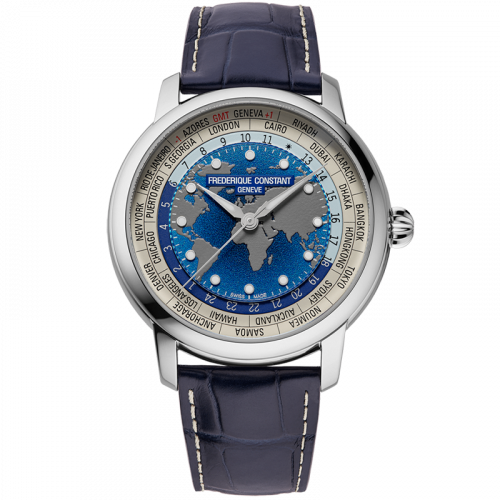 Đồng hồ Nam FREDERIQUE CONSTANT Manufacture Classic Worldtimer FC-719BLW3H6