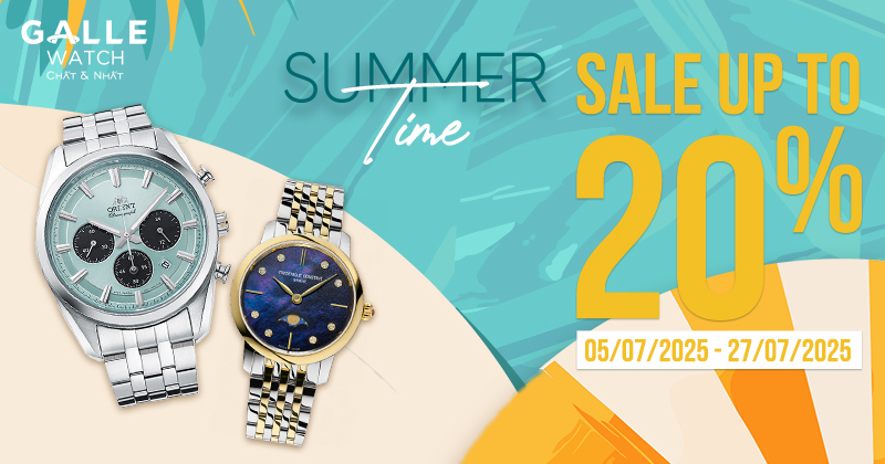 Summer Time – Ưu đãi lên tới 20% – Đeo chill, Deal chất