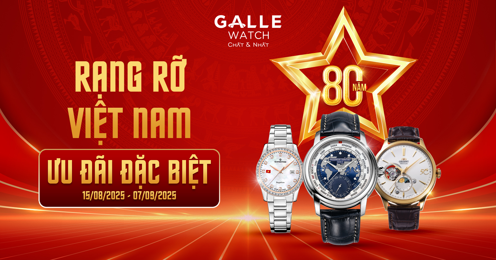 Đại lễ 2/9 – Siêu ưu đãi Mừng 80 năm Quốc khánh Việt Nam