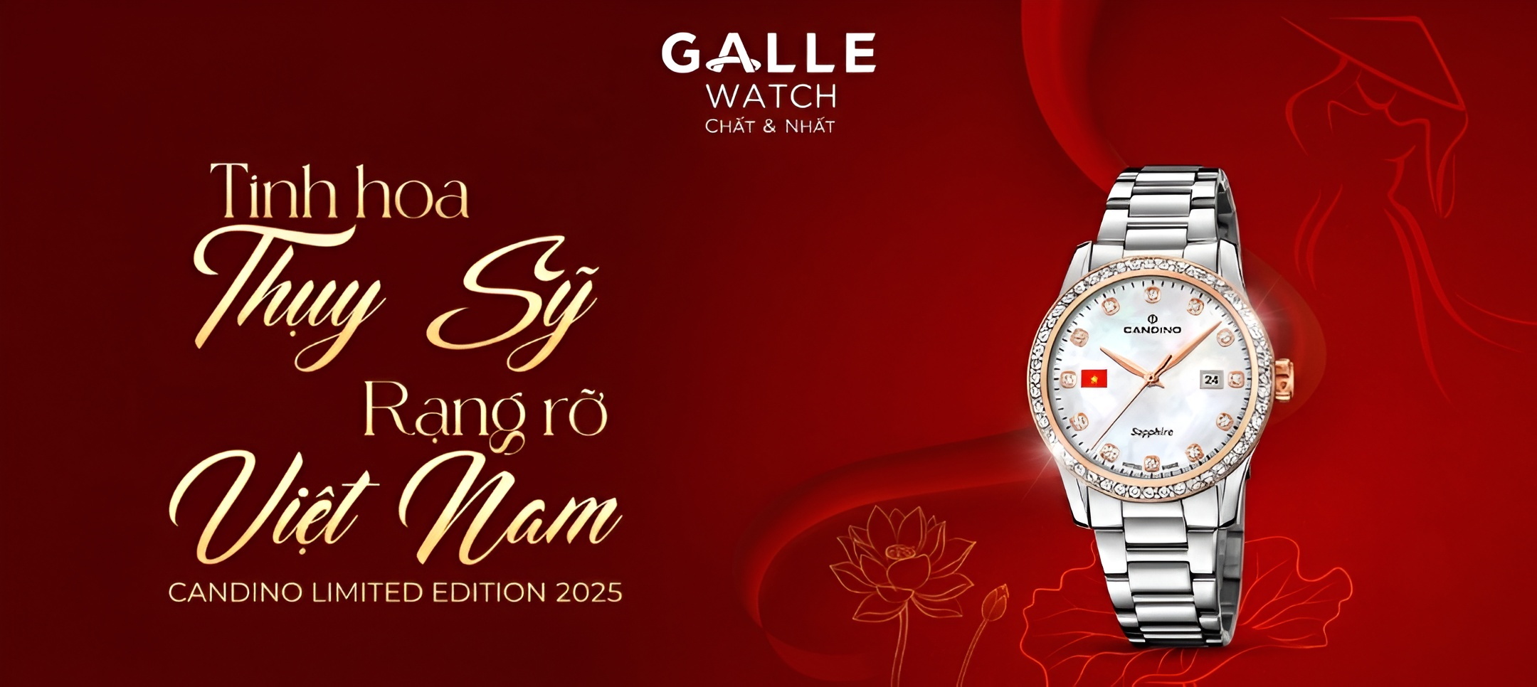 Đồng hồ Candino Limited Edition 2025 - Tinh hoa Thụy Sỹ, Rạng rỡ Việt Nam