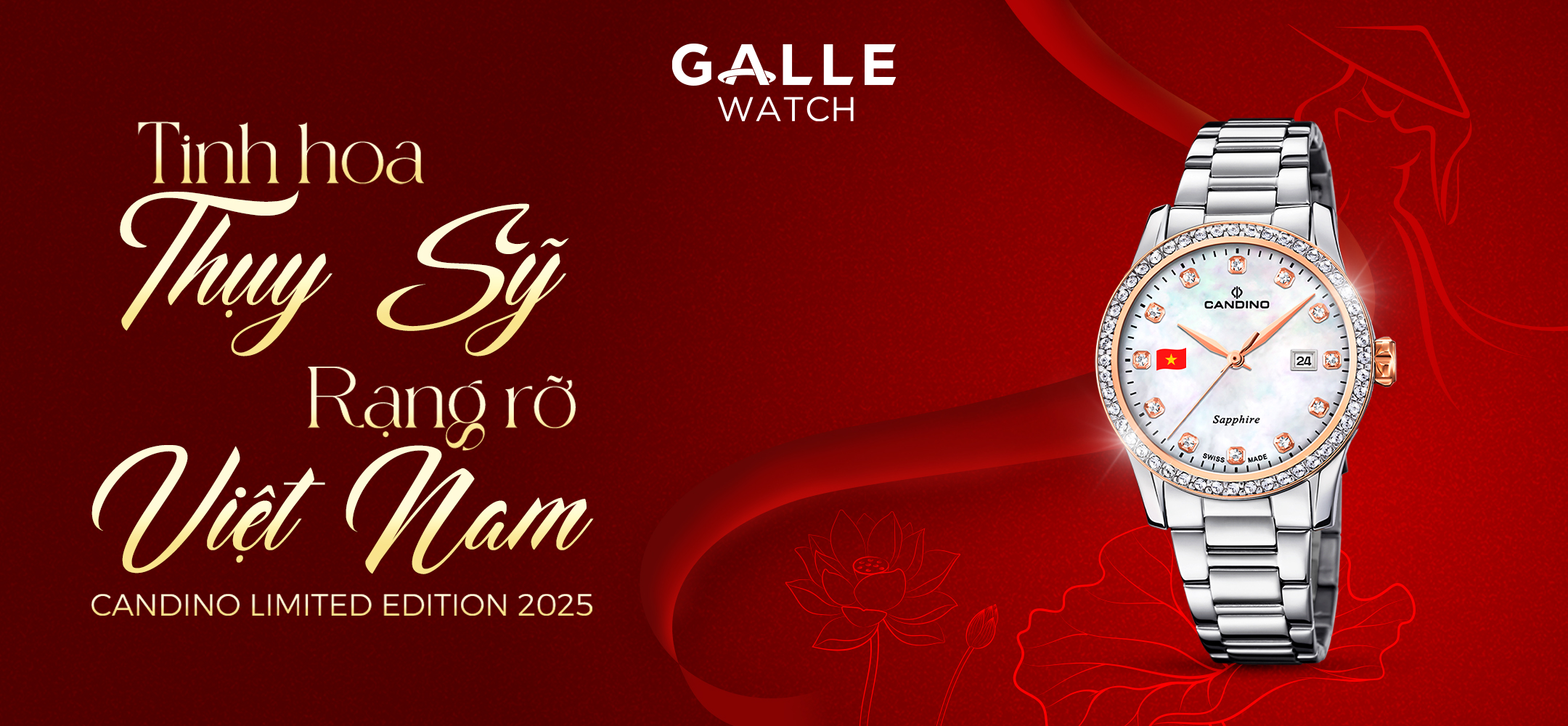 Đồng hồ Candino Limited Edition 2025 - Tinh hoa Thụy Sỹ, Rạng rỡ Việt Nam