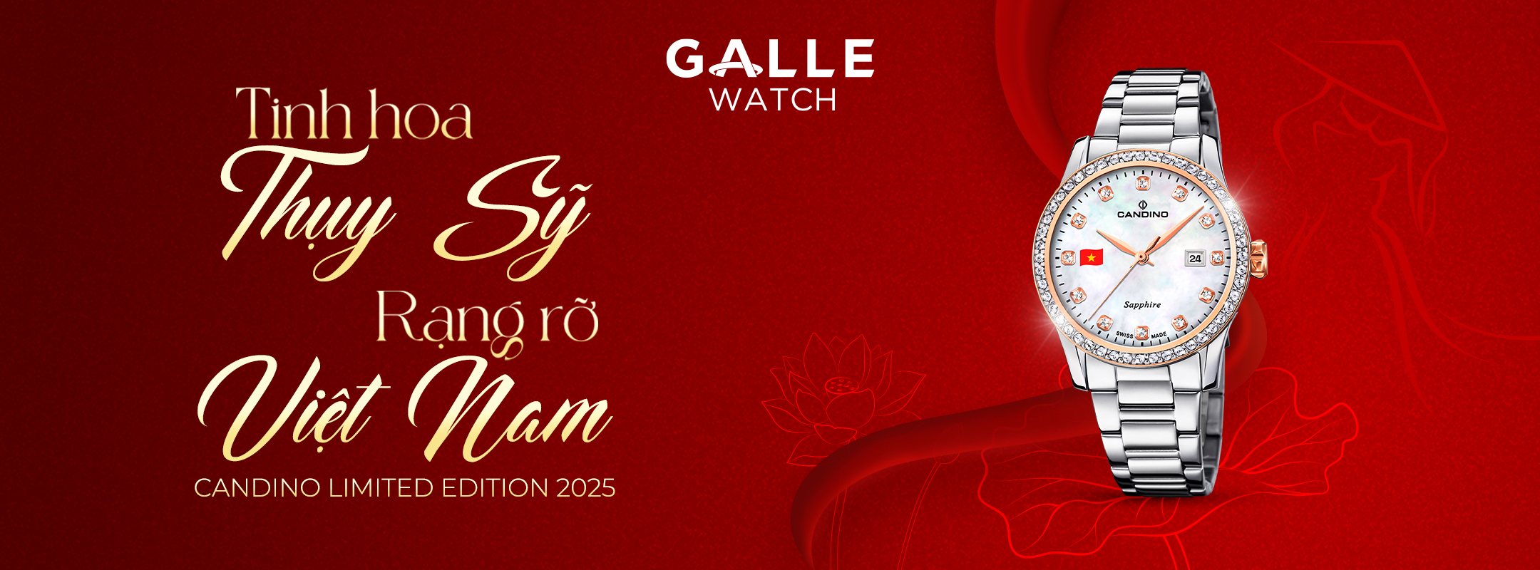 Đồng hồ Candino Limited Edition 2025 - Tinh hoa Thụy Sỹ, Rạng rỡ Việt Nam