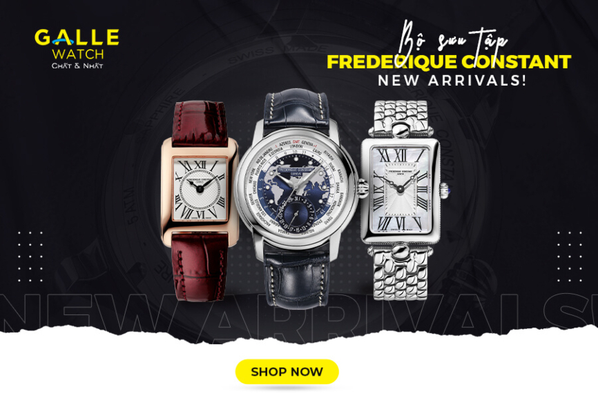 New arrival! Đón Tết thanh lịch với đồng hồ Frederique Constant