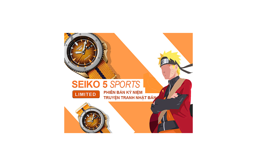 Seiko 5 Sports Naruto & Boruto - Đồng hồ dành cho fan hâm mộ truyện tranh