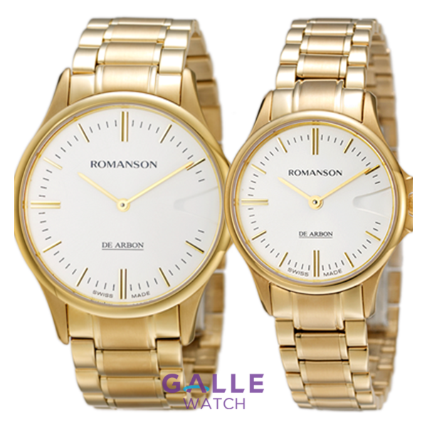 Đồng hồ đôi Romanson CM5A11MGWH + CM5A11LGWH