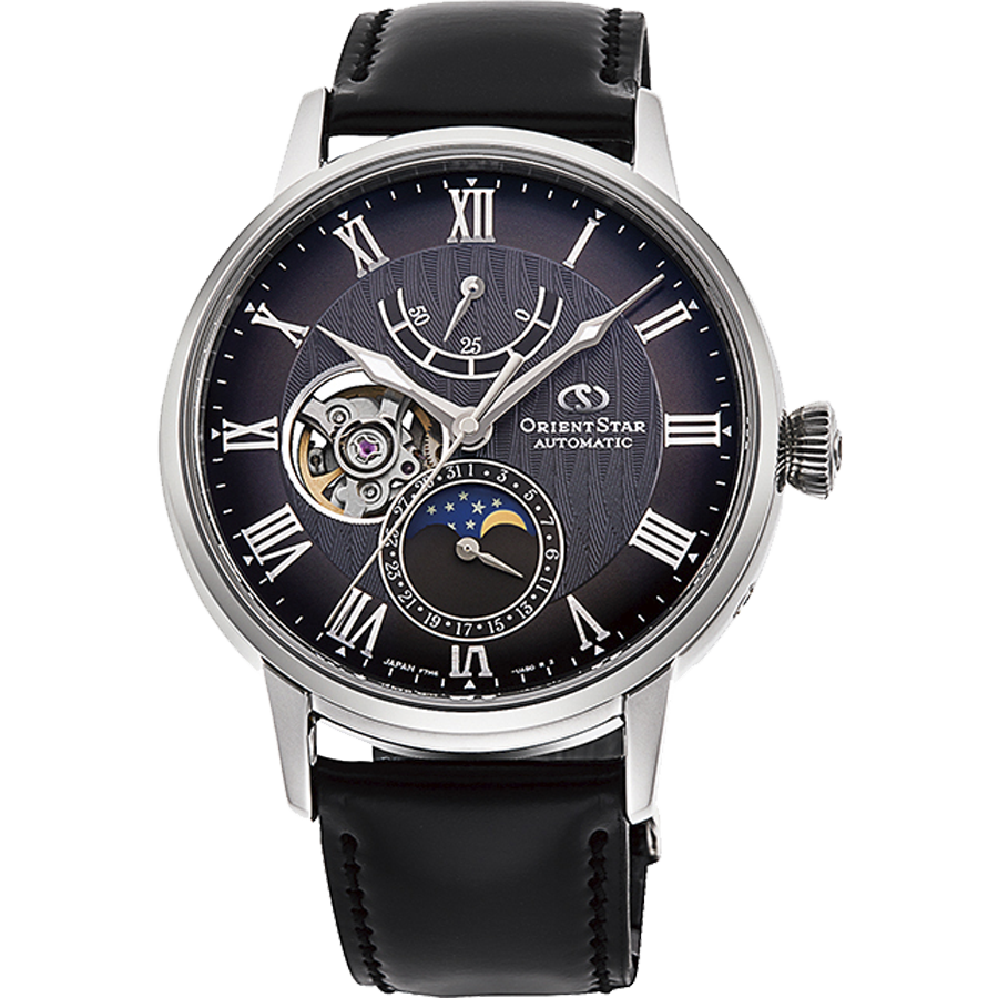 Đồng hồ Orient Star Classic Mechanical Moon Phase RE-AY0107N00B