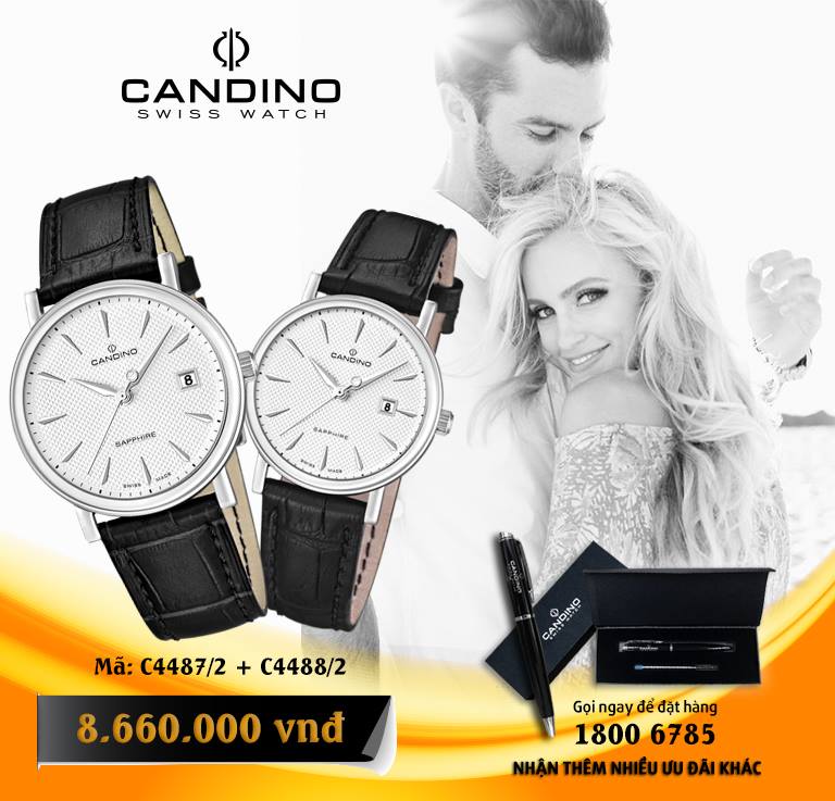Đồng hồ đôi Candino C4487/2