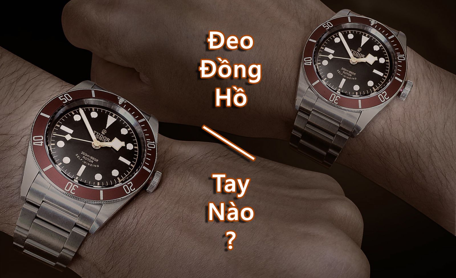 Con trai nên đeo đồng hồ tay nào?