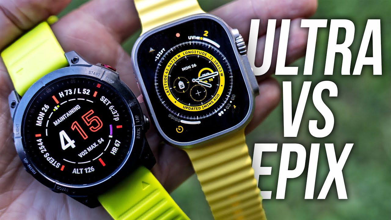 So sánh Apple Watch Ultra và Garmin Epix 2