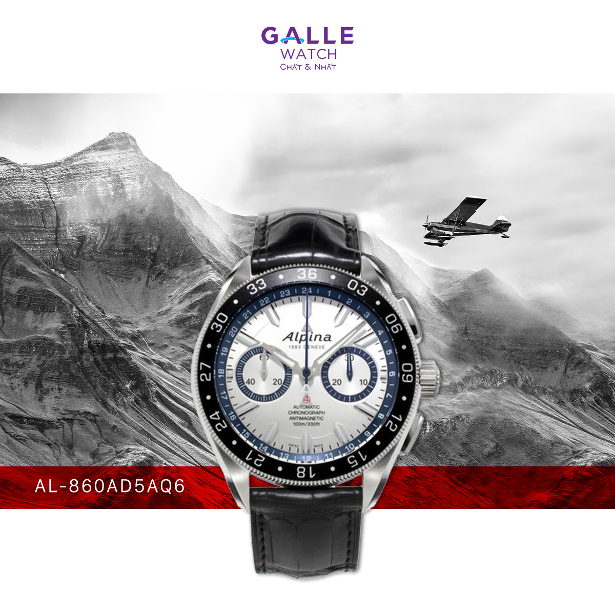 Đồng hồ Alpina Alpiner Chronograph AL-860AD5AQ6